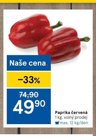 Paprika červená