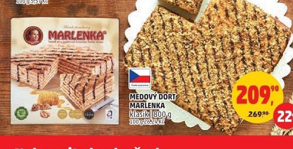 MEDOVÝ DORT MARLENKA