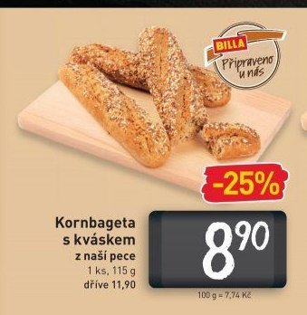 Kornbageta s kváskem