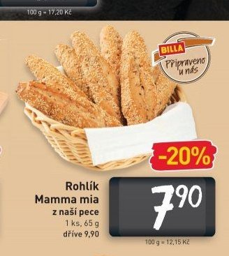 Rohlík Mamma mia