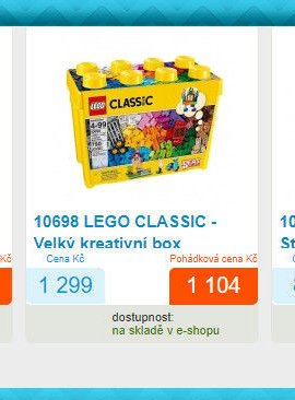 10698 LEGO CLASSIC - Velký kreativní box