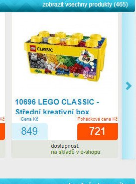 10696 LEGO CLASSIC - Střední kreativní box