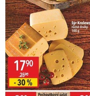 Sýr Krolewski různé druhy