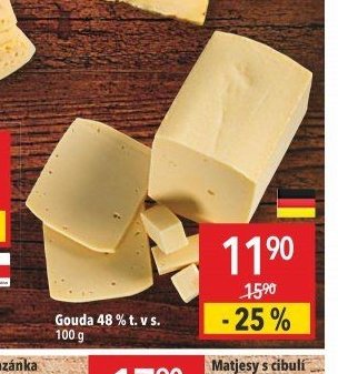 Gouda 48 % t. v s.