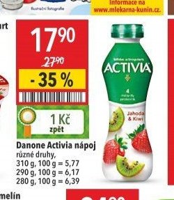 Danone Activia nápoj