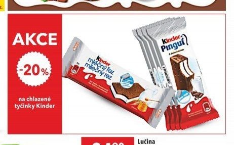 Tyčinky Kinder