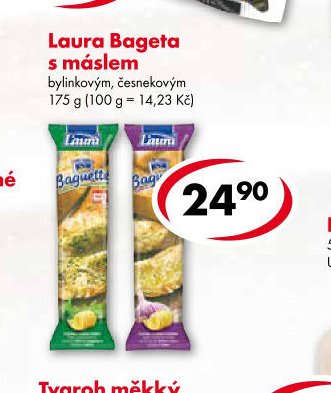 Laura Bageta s máslem