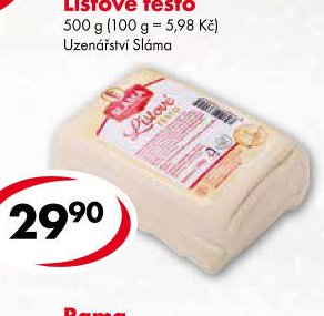 Listové těsto