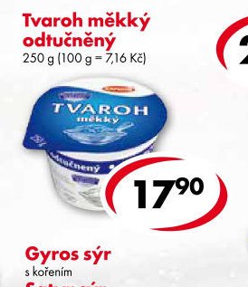 Tvaroh měkký odtučněný