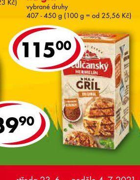Sedlčanský Hermelín na gril