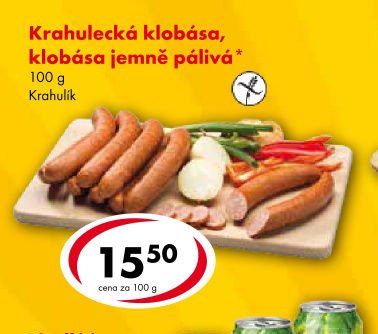 Krahulecká klobása, klobása jemně pálivá