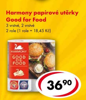 Harmony papírové utěrky Good for Food
