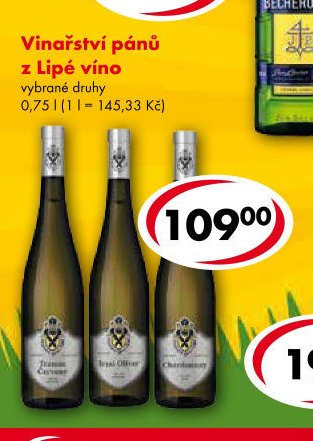 Vinařství pánů z Lipé víno