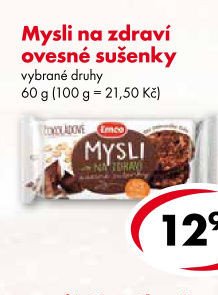 Mysli na zdraví ovesné sušenky