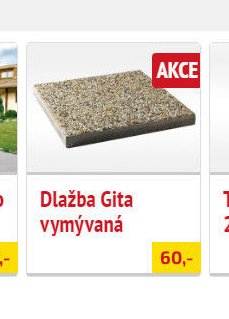 Dlažba Gita vymývaná - UNI HOBBY akcniletaky.com