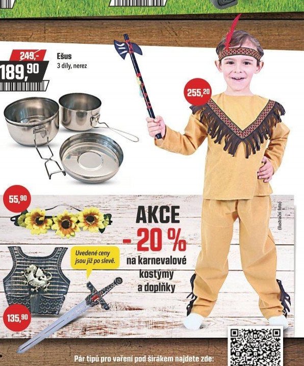 Karnevalové kostýmy a doplňky