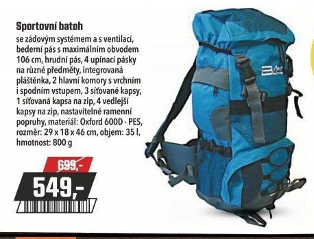 Sportovní batoh