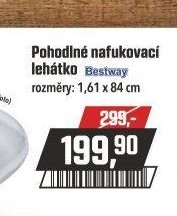 Pohodlé nafukovací lehátko Bestway