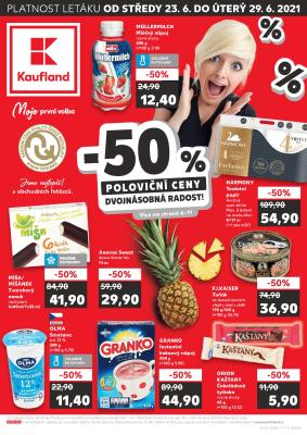 akční leták Kaufland 23.6.2021-29.6.2021