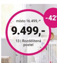 Rozdělená postel - Möbelix akcniletaky.com