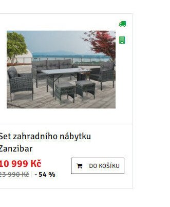 Set zahradního nábytku Zanzibar - ASKO akcniletaky.com