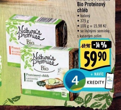 Nature's Promise Bio Proteinový chléb