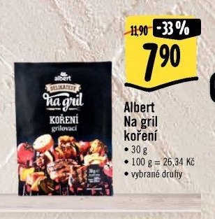 Albert Na gril koření