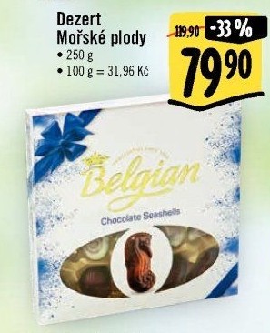 Bonboniéra Mořské plody Belgian
