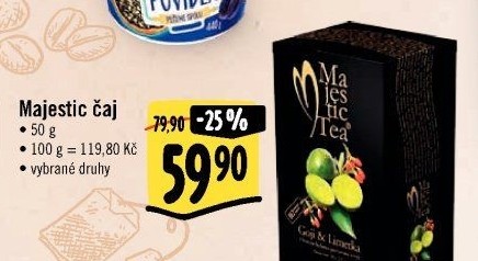 Čaje Majestic Tea Biogena