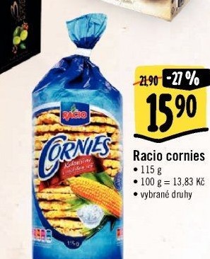 Chlebíčky Cornies Racio