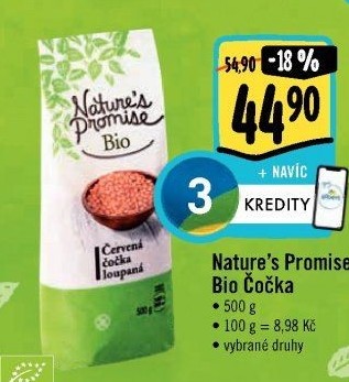 Čočka bio Nature'