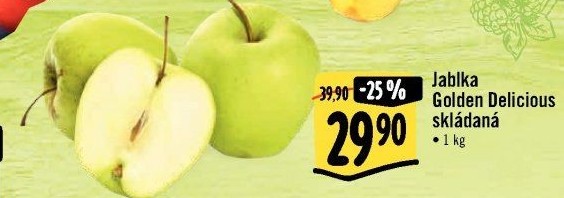 Jablka Golden Delicious
