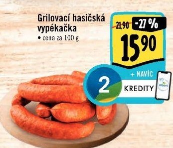 Klobása hasičská vypékačka