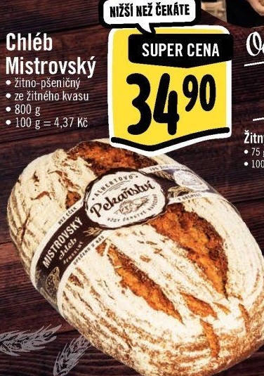 Mistrovský chléb Albert