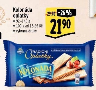 Oplatky Kolonáda Opavia