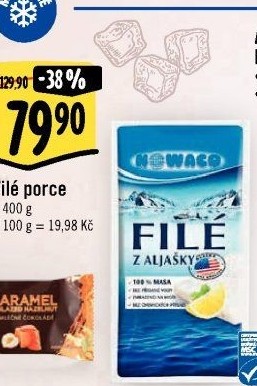 Rybí filé mražené Nowaco