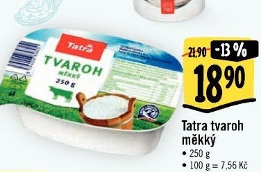 Tvaroh měkký Tatra