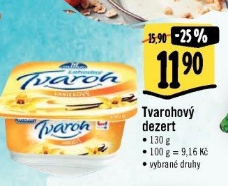 Tvaroh ochucený Milko