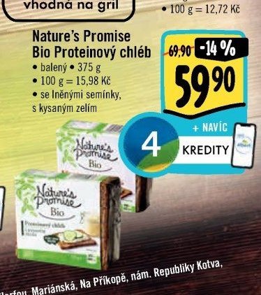 Nature’s Promise Bio Proteinový chléb