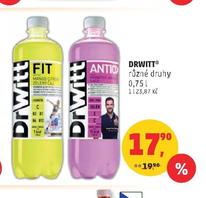 DRWITT různé druhy 0,75 l