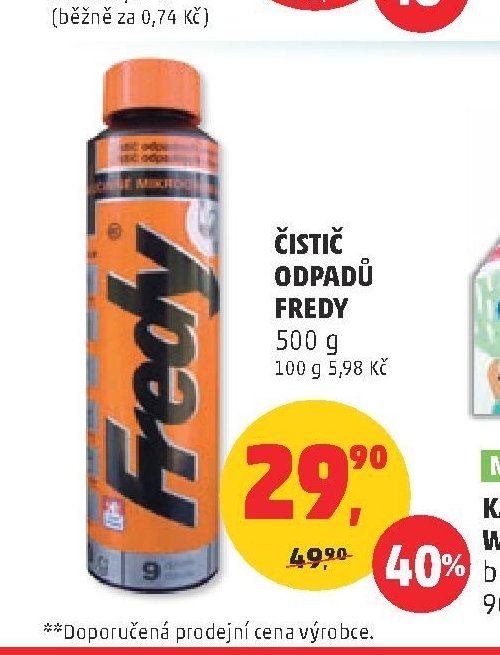 Čistič odpadů Fredy