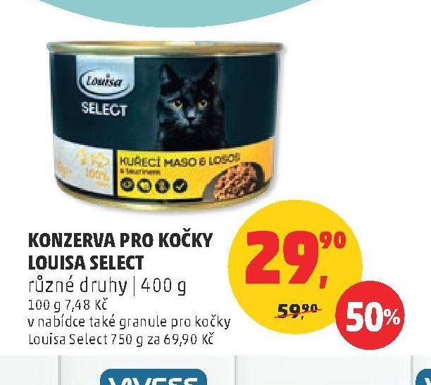 KONZERVA PRO KOČKY LOUISA SELECT
