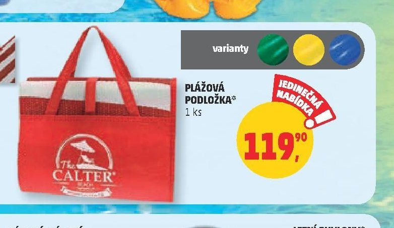 PLÁŽOVÁ PODLOŽKA*