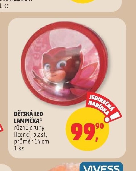 DĚTSKÁ LED LAMPIČKA