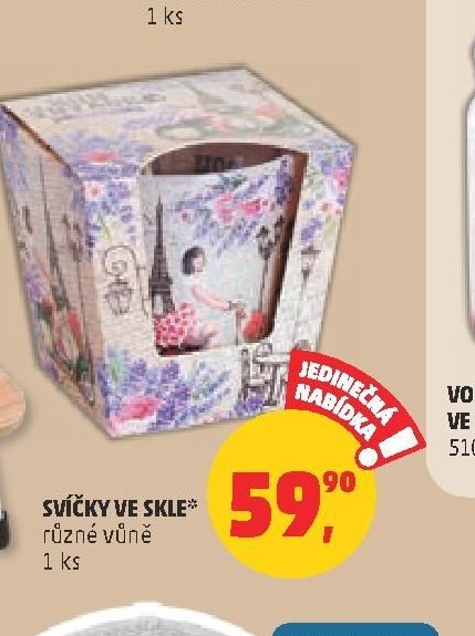 SVÍČKY VE SKLE