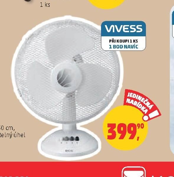 STOLNÍ VENTILÁTOR