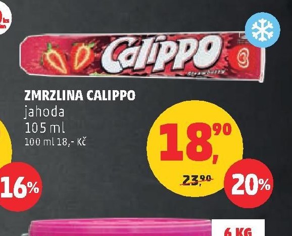 Zmrzlina Calippo jahoda 105 ml