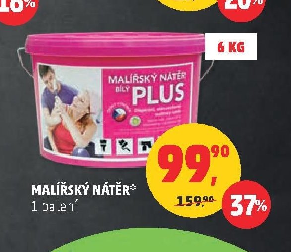 Malířský nátěr Plus 1 balení