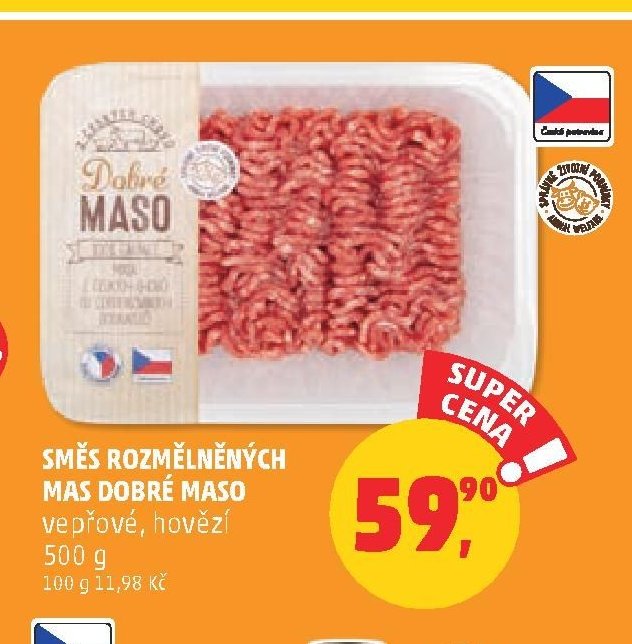 SMĚS ROZMĚLNĚNÝCH MAS DOBRÉ MASO