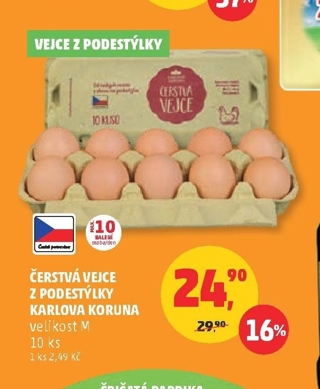 ČERSTVÁ VEJCE Z PODESTÝLKY